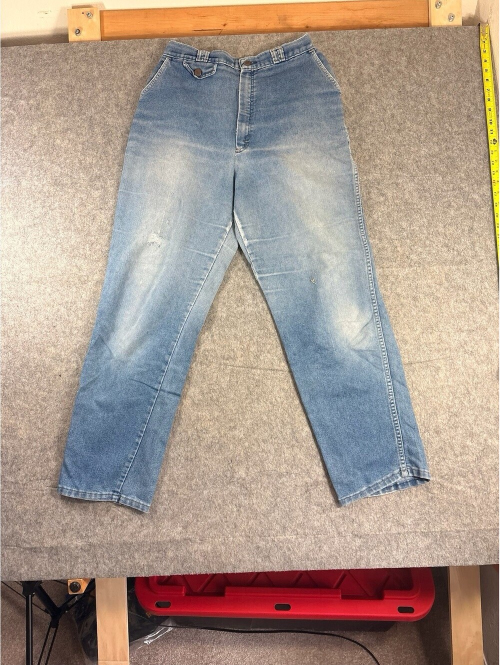 Vintage 70s Sears Women's Jeans 29x29 Wide Leg Western Retro